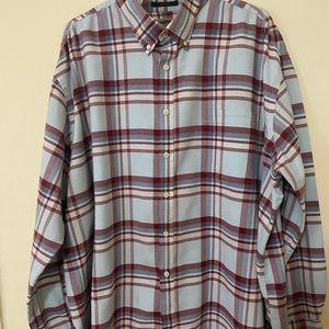 Men’s plaid long sleeve shirt